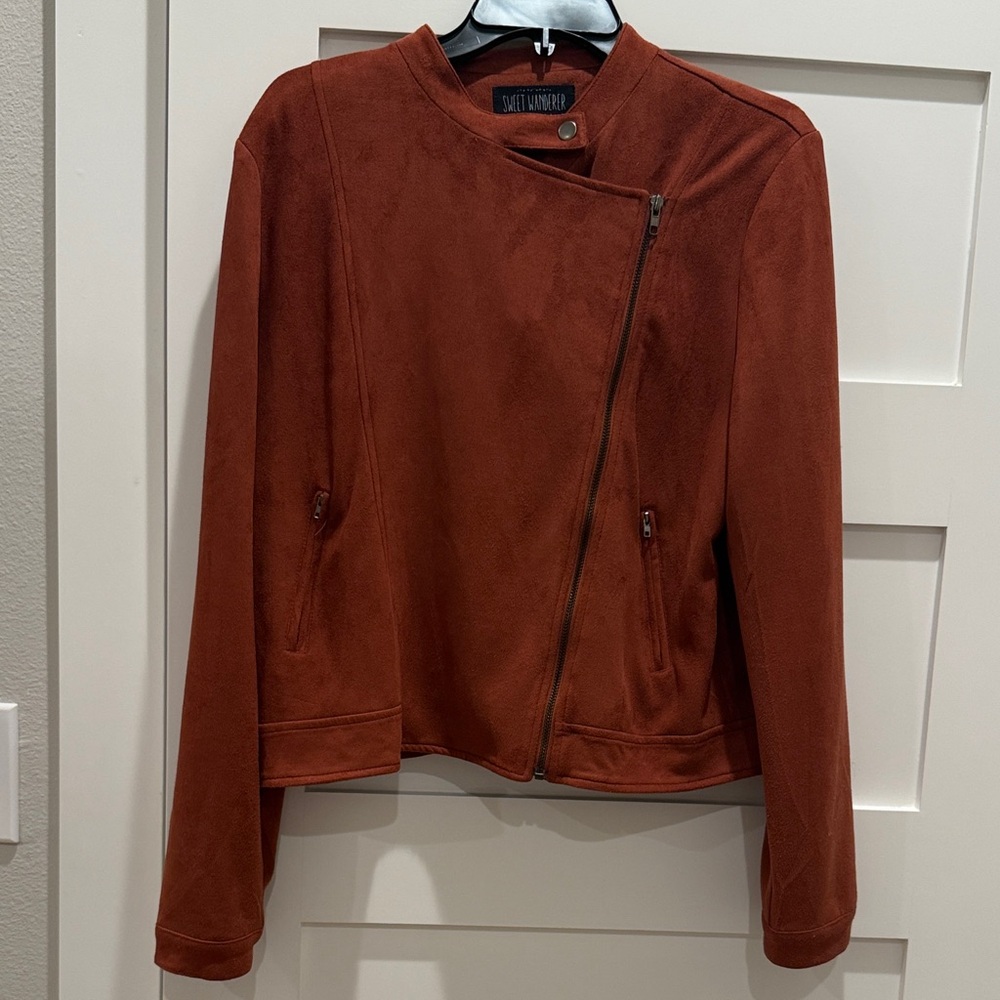 Sweet Wanderer Rust Leather Jacket - image 1